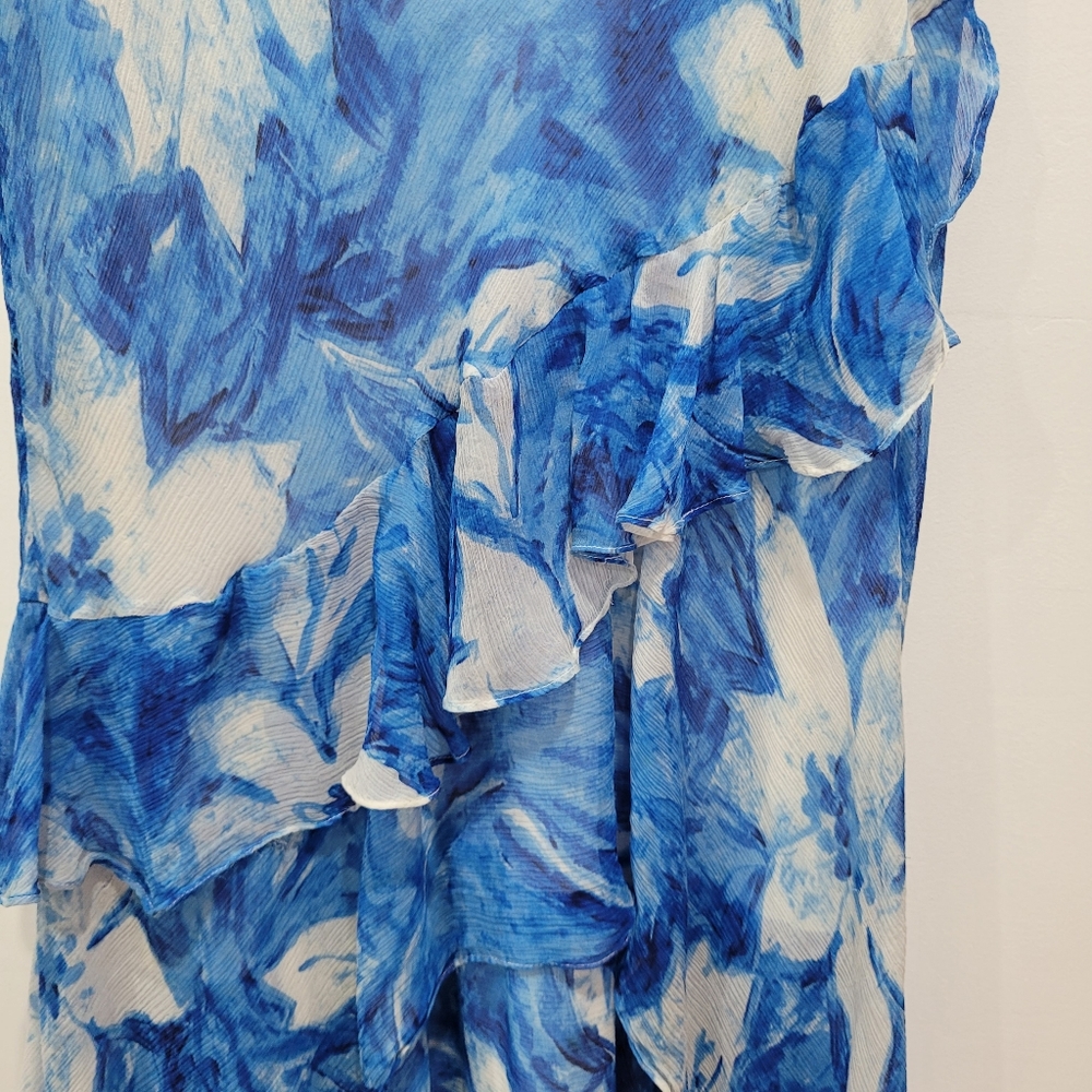 Ralph Lauren Floral Crinkled Midi-Maxi Skirt